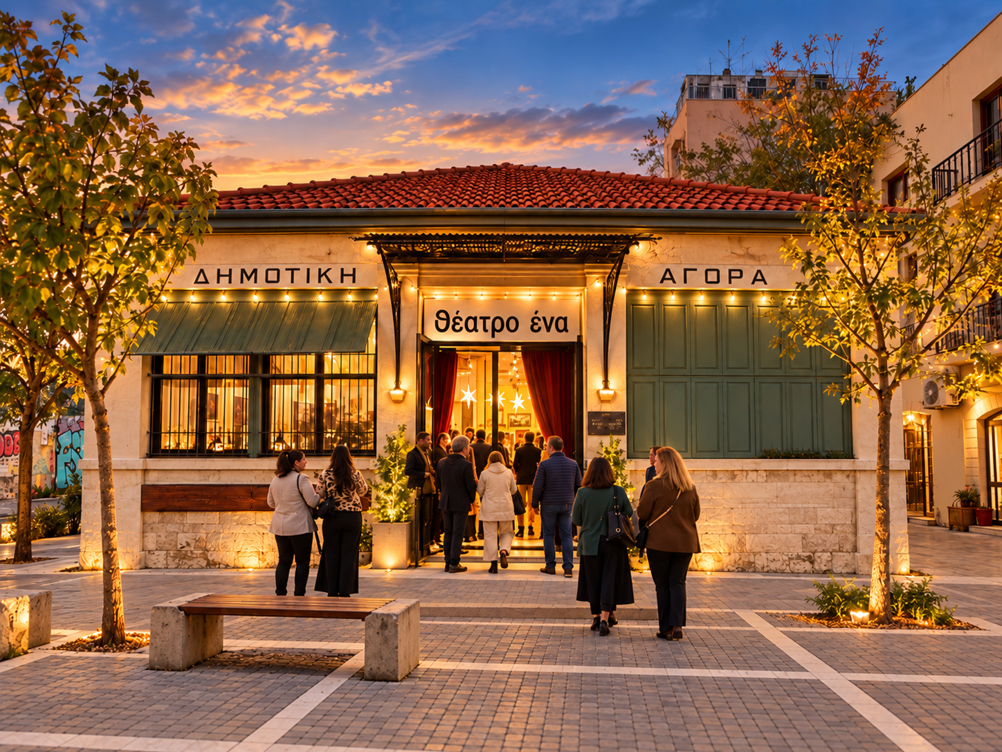 Theatro Versus — exterior of the Second Municipal Market, Limassol